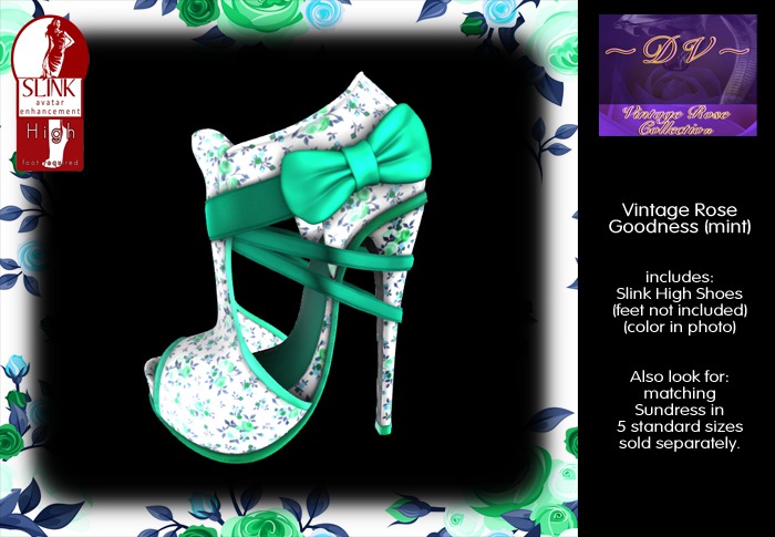 Shoes ~DV~ Vintage Rose - Goodness (mint)