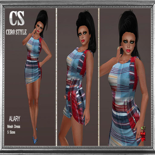 CERO STYLE Alary Dress Patchwork