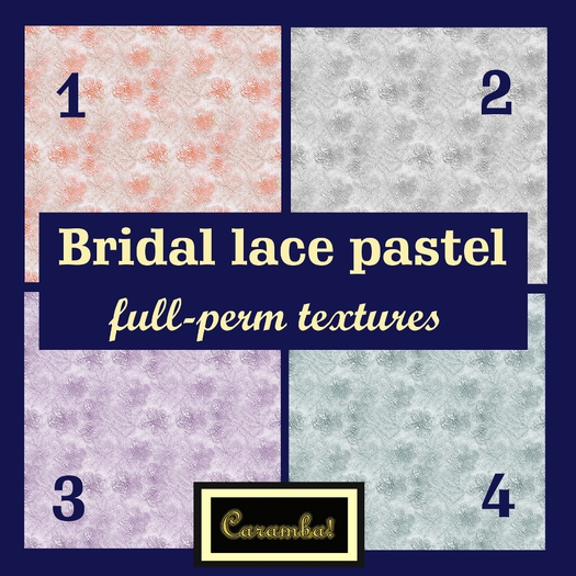 Bridal lace pastel textures pack