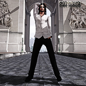 Second Life Marketplace - EXPOSES - MALE MODEL POSE 08 NC