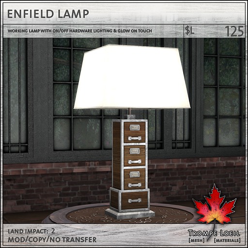 Trompe Loeil - Enfield Lamp [mesh]