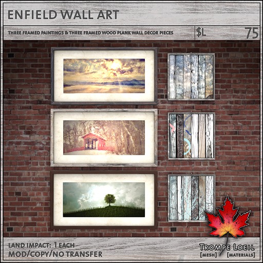 Trompe Loeil - Enfield Wall Art [mesh]