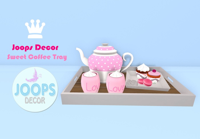 Joops Decor - Sweet Coffee Tray 