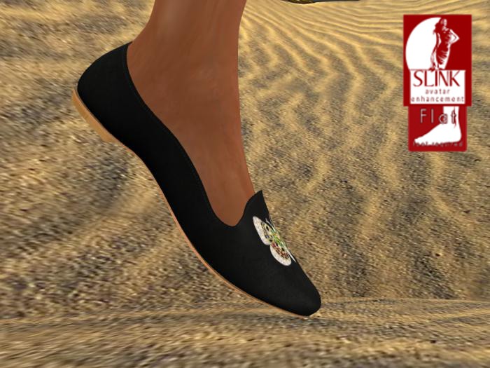 SP~Pointy Flat Pumps - Pink Roses