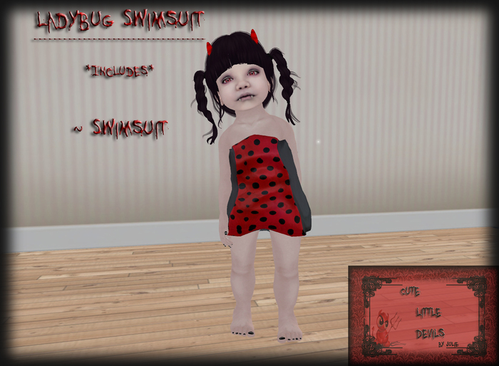 CLD - Ladybug Swimsuit