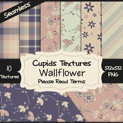 *Cupids Textures * 10 WALLFLOWER