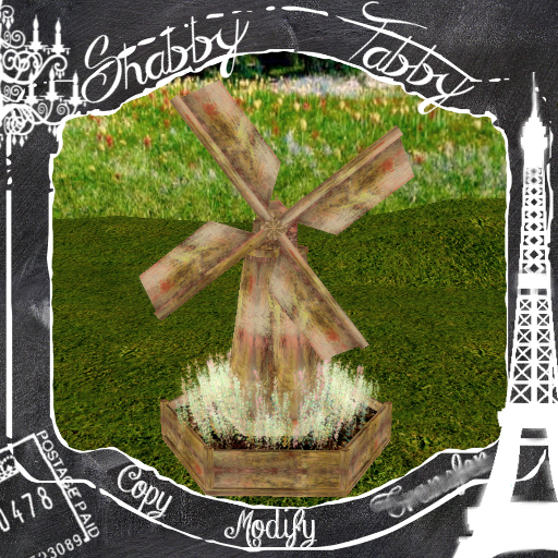 *Shabby* Garden Windmill
