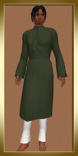 EBH - Kurta Pajamas - Olive Stripe