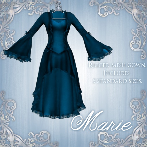 [K~*~S] Marie - Dress - Azure