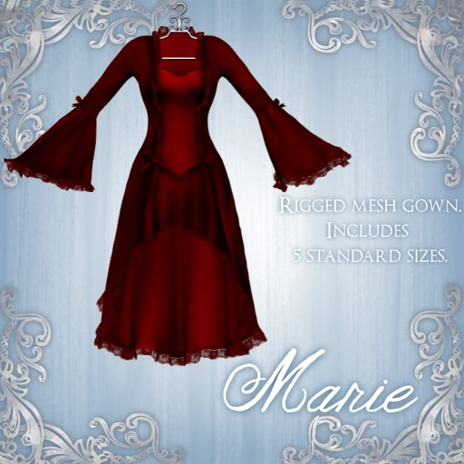 [K~*~S] Marie - Dress - Ruby