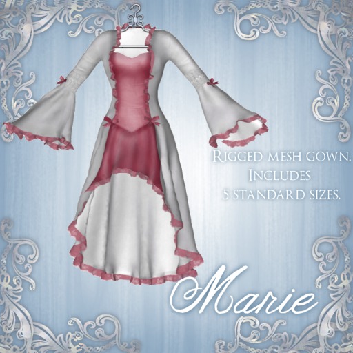 [K~*~S] Marie - Dress - Snow Rose