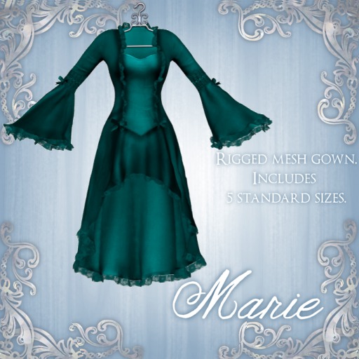 [K~*~S] Marie - Dress - Ocean