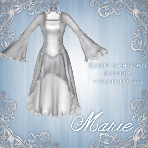 [K~*~S] Marie - Dress - Snow