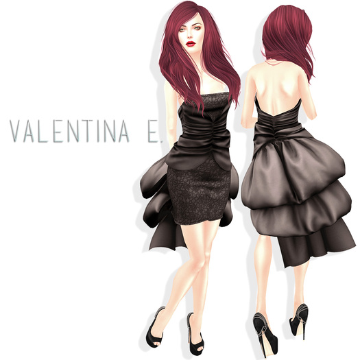 Valentina E. Debutante Dress Chocolate