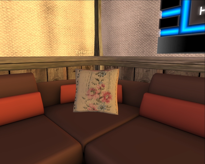 pillow2/flowers stripe