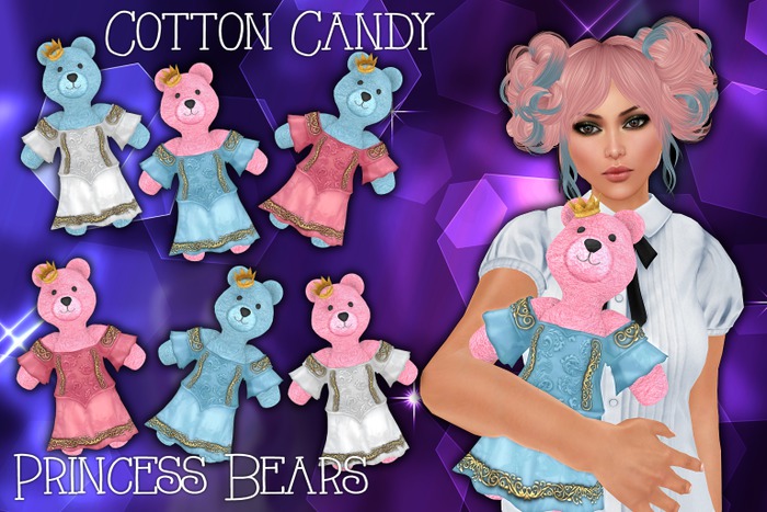 [K~*~S] Princess Bear - Candy - Blue