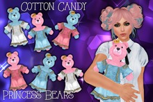 [K~*~S] Princess Bear - Cotton - Blue