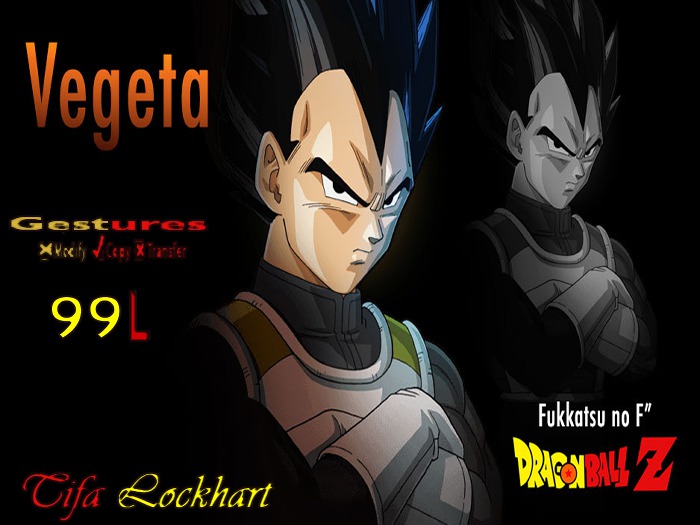 Vegeta Pack 2 Gestures Vers. 1.0 (Boxed)