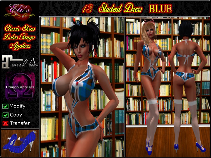 13 Student Dress Blue