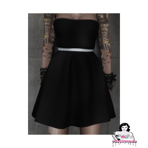 *The Untitled* (ADD/WEAR) LIfe In Mono Dress Black