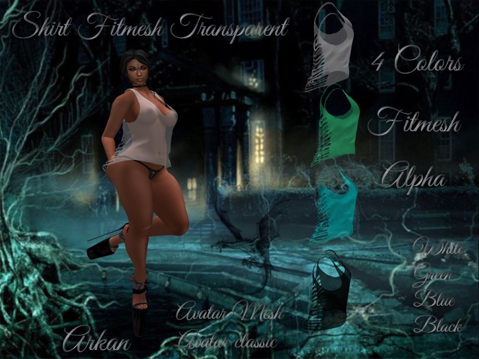 .::Arkan::. Shirt FITMESH** Transparent 4 Colors