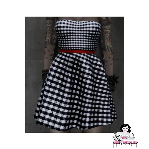 *The Untitled* LIfe In Mono Dress Gingham 1