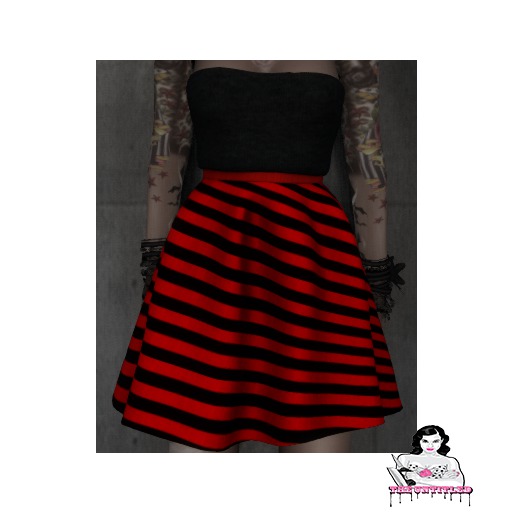 *The Untitled* (ADD/WEAR) LIfe In Mono Dress RedStripes