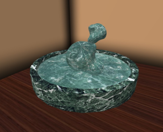 Balanced Stones Fountain --SeaGreen Marble