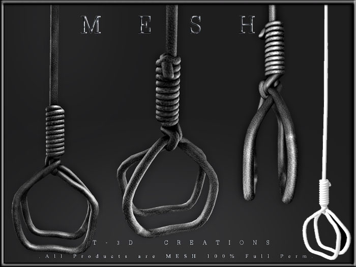 T-3D Creations [  Display Rope 001 ]  Regular MESH - Full Perm -