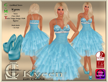 .:LC:. Kyeen Cocktail Dress w. Heels [Omega,Slink, Lolas] blue