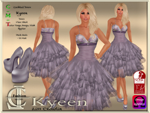 .:LC:. Kyeen Cocktail Dress w. Heels [Omega,Slink, Lolas] purpl