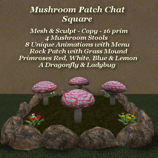 Mushroom Patch Chat - Square