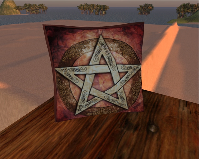 Pillow Collection  - Pentagram - Metal1