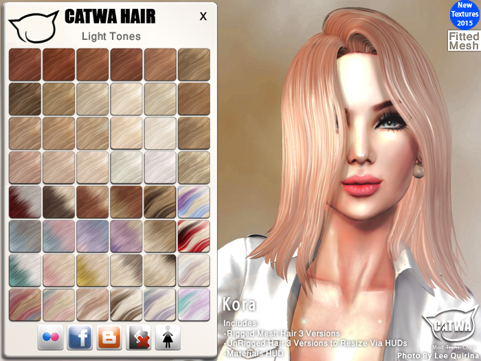 CATWA HAIR Kora [Lights]