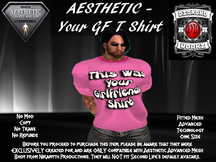 DW Reg T Shirt - Your GF (Boxed)