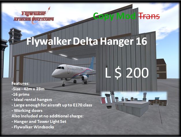 Flywalker Delta Hanger 16.0 (Boxed)