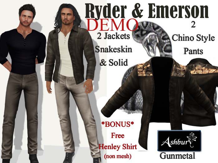 [ASHBURY] Ryder Jacket & Emerson Pants DEMOS