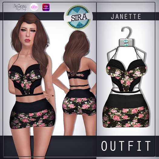SIRA [Mesh Body] - Janette Outfit