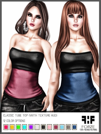 -FORZE- Classic Tube Top (with texture hud)