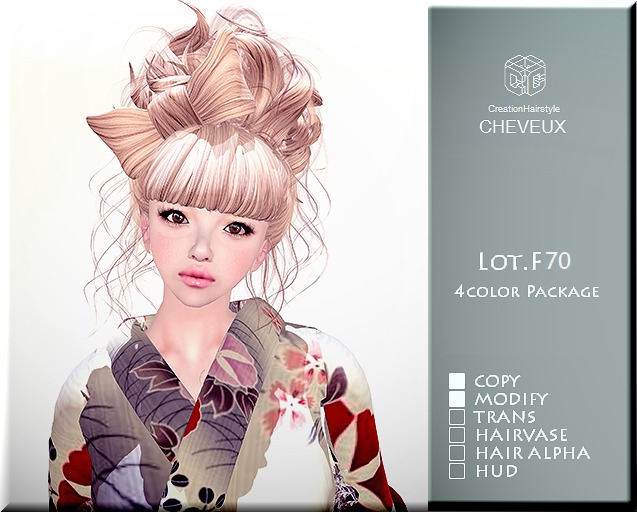 .:CHEVEUX:.F070 Hair Partymix