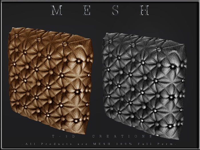 T-3D Creation [Button] MESH - Full Perm