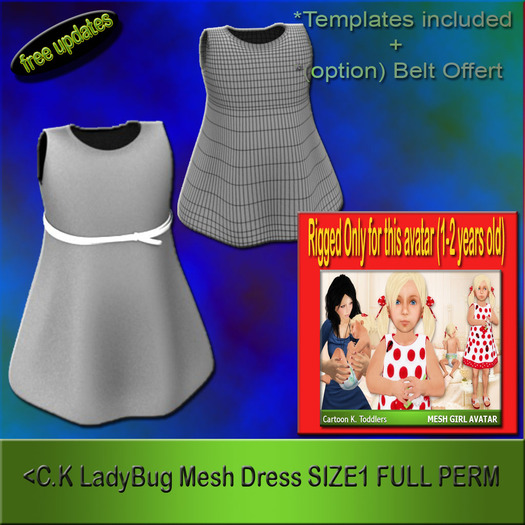 >C.K Mesh Denim FULL PERM
