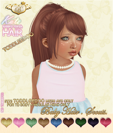 :*BABY*: Hair Kate - ToddleeDoo - Scouts