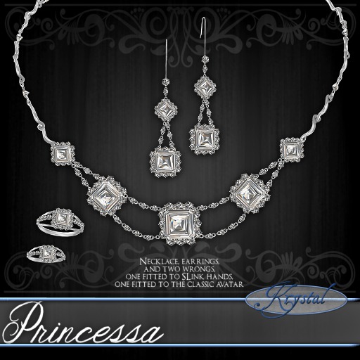 ::: Krystal ::: Princessa - Jewelry Set - Gold