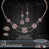 ::: Krystal ::: Princessa - Jewelry Set - Gold