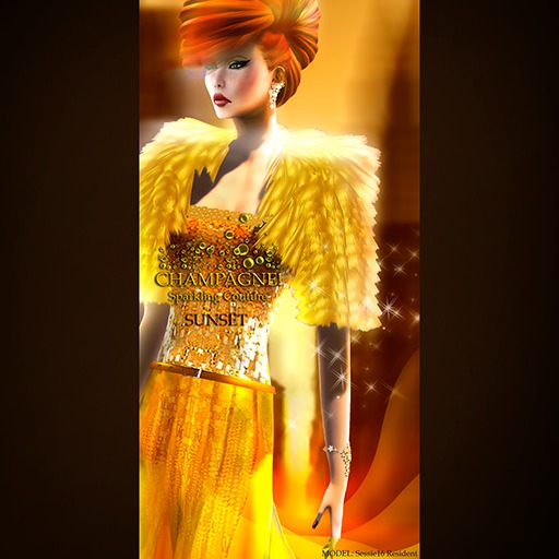 (C)DEMO/SUNSET Mesh Gown (5 Sizes)