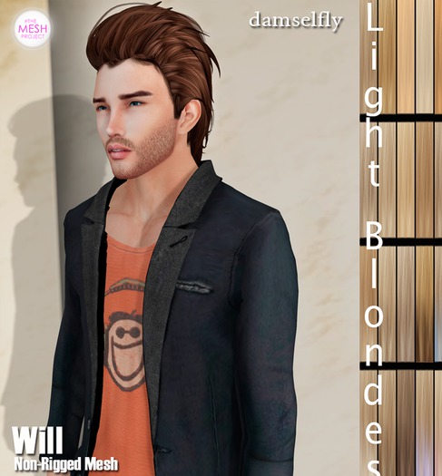 **DD**Damselfly Will Non-Rigged Mesh Light Blondes
