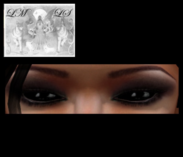 yeux demon noir