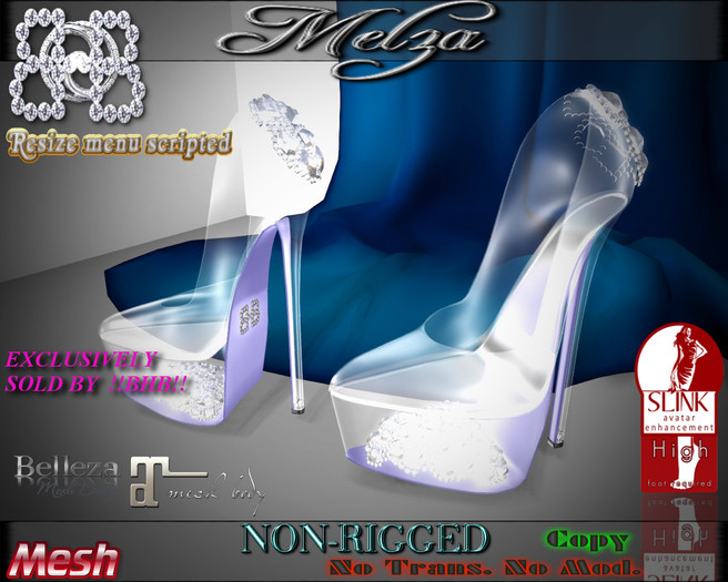 !!BHB!! {MELZA}GIRL'S BEST FRIEND HEELS V8(slink, belleza , maitreya, resize)