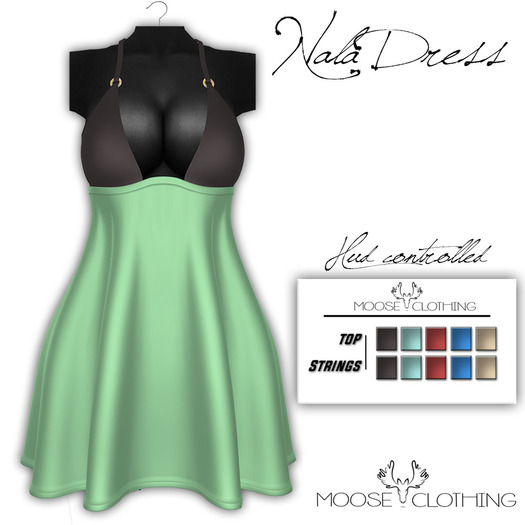 Moose Clothing Summer Dress Red